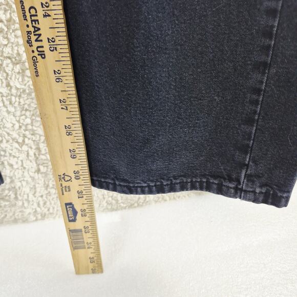 Hugo Boss Alabama Men’s Jeans 38x32 Black Denim 100% Cotton Vtg Made in Italy - Picture 6 of 14